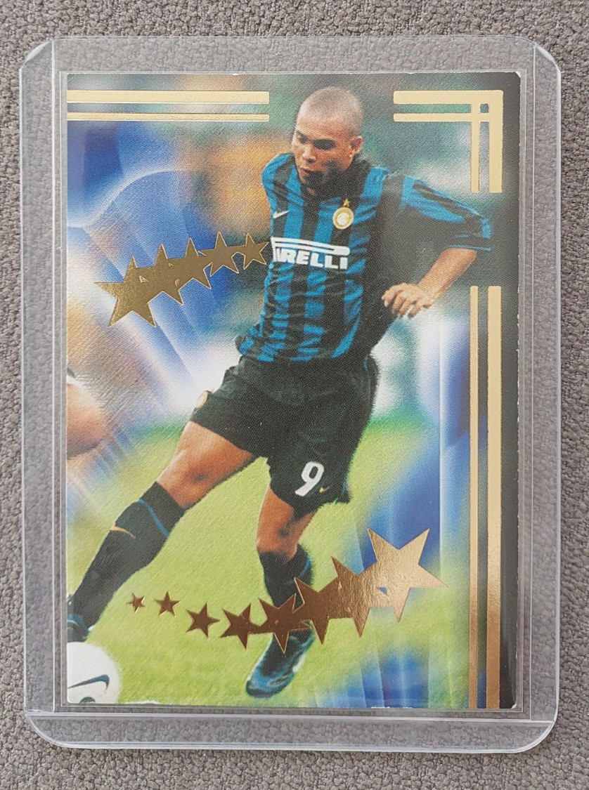 1998-1999 Panini Ronaldo Internazionale Calcio 99 Card made in Italy