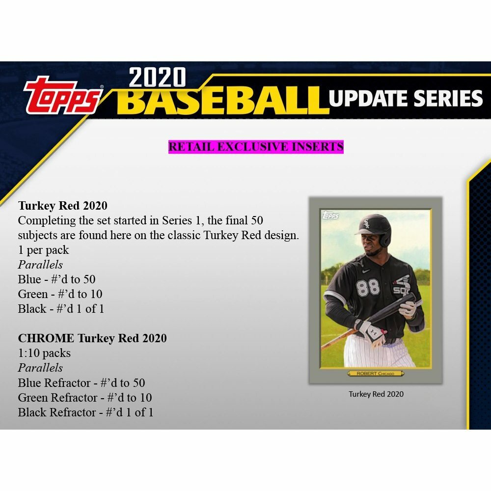 2020 Topps UPDATE Series Baseball Factory Sealed Retail Box 24 Packs 384 Cards