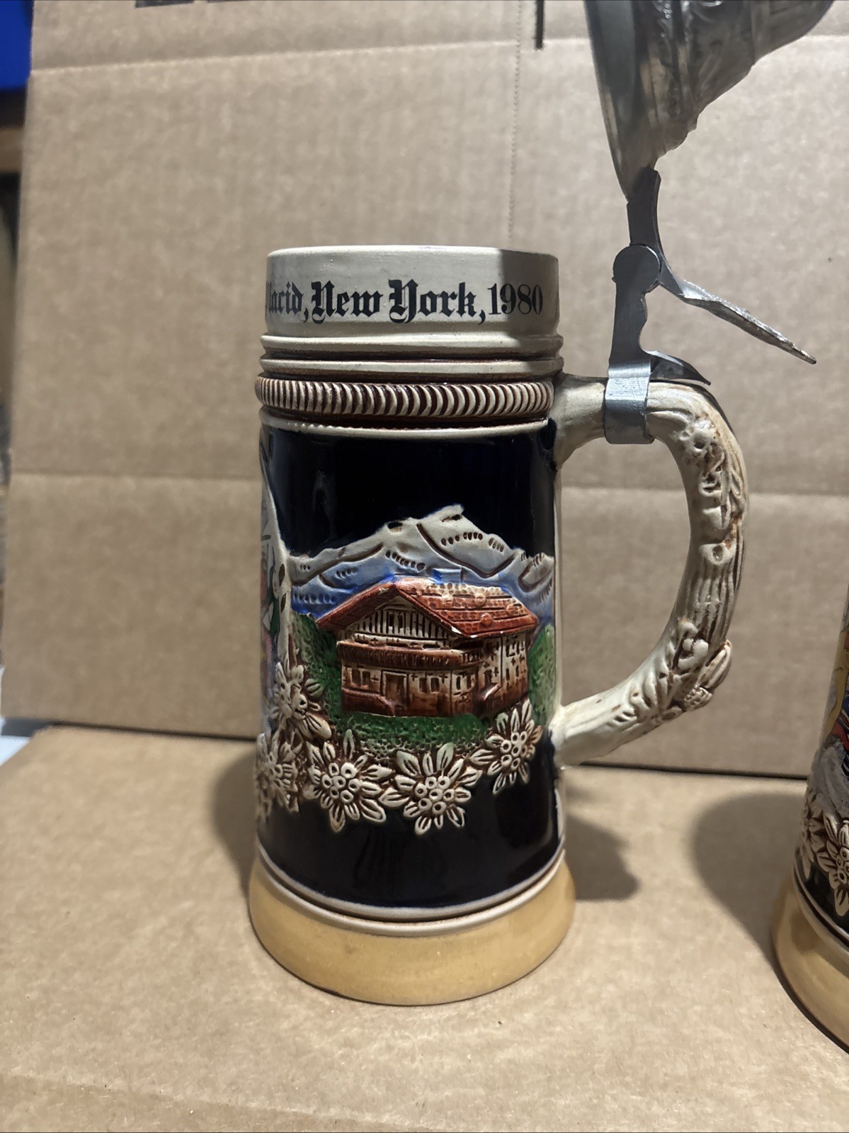 Lake Placid 1980 Winter Olympics German Mader’s Stein 1/7500 Eric Heiden – Qty 1