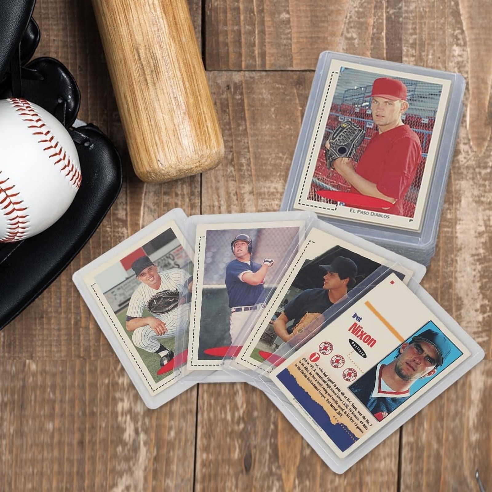 Rigid Blue PVC Toploaders 35PT For Baseball Basketball Cards 25/50/100/200pcs US