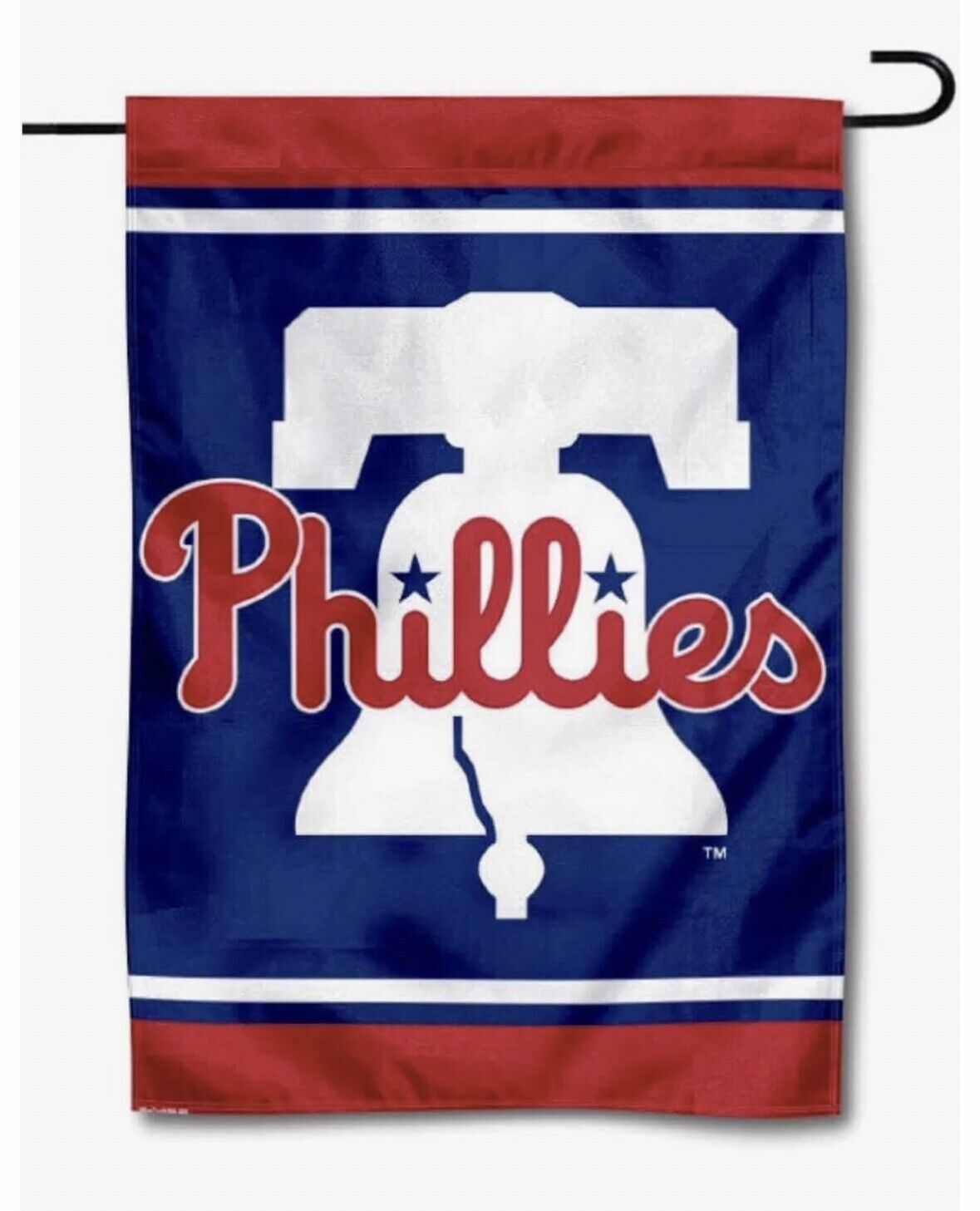 MLB Philadelphia Phillies Garden Flag Double Sided Phillies Premium Yard Flag.