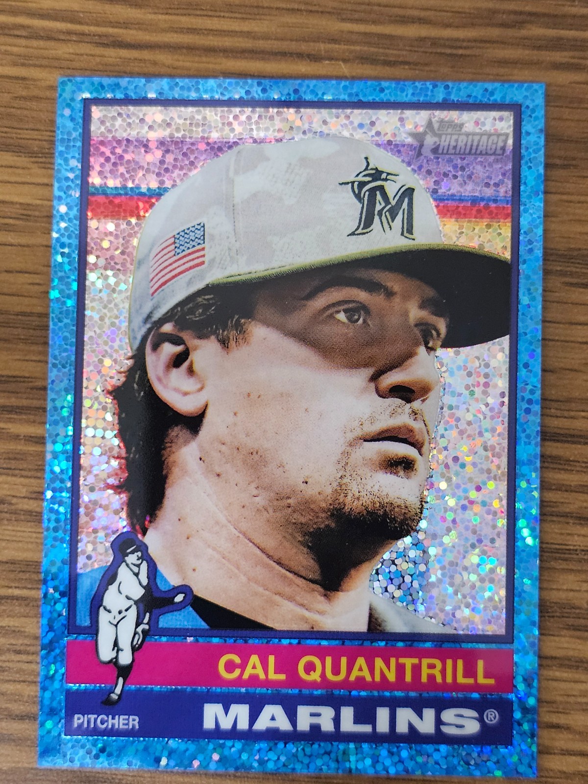 2025 Topps Heritage HN LIGHT BLUE SPARKLE #501-725 Complete Your Set Choice