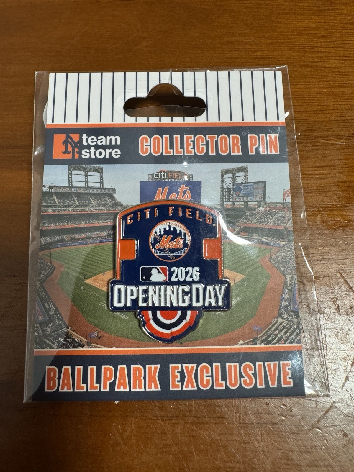 2026 New York Mets Logo OPENING DAY PIN Citifield MLB NYM