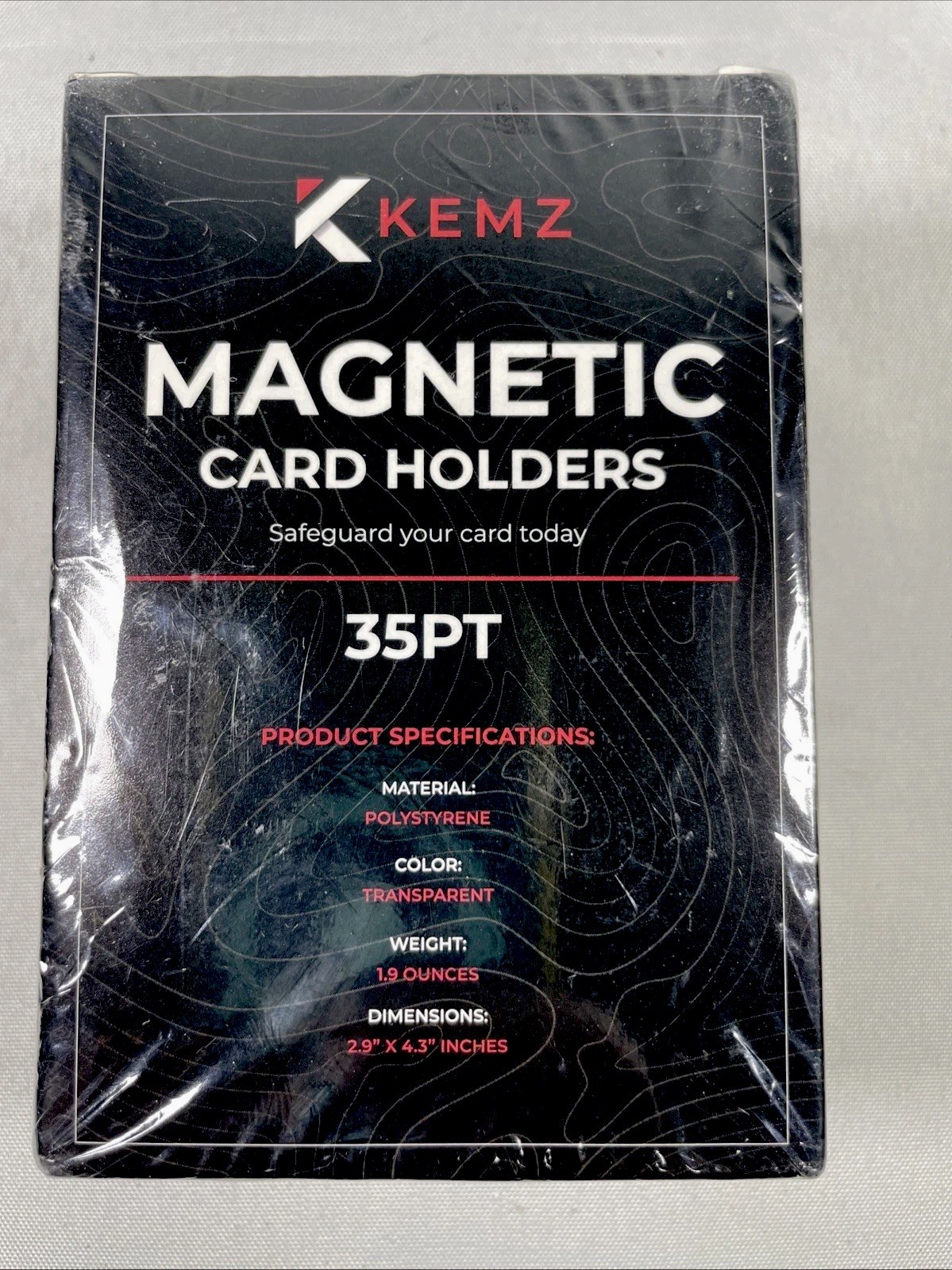 KEMZ Magnetic Card Holders 35PT 5 Pack (Sealed)