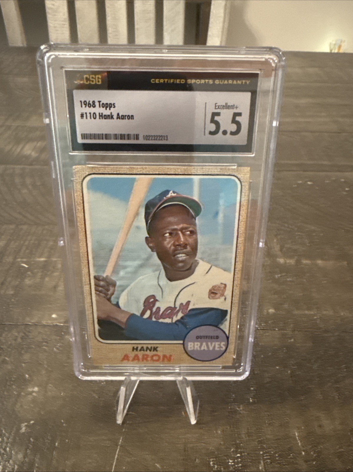 1968 Topps – Hank Aaron #110