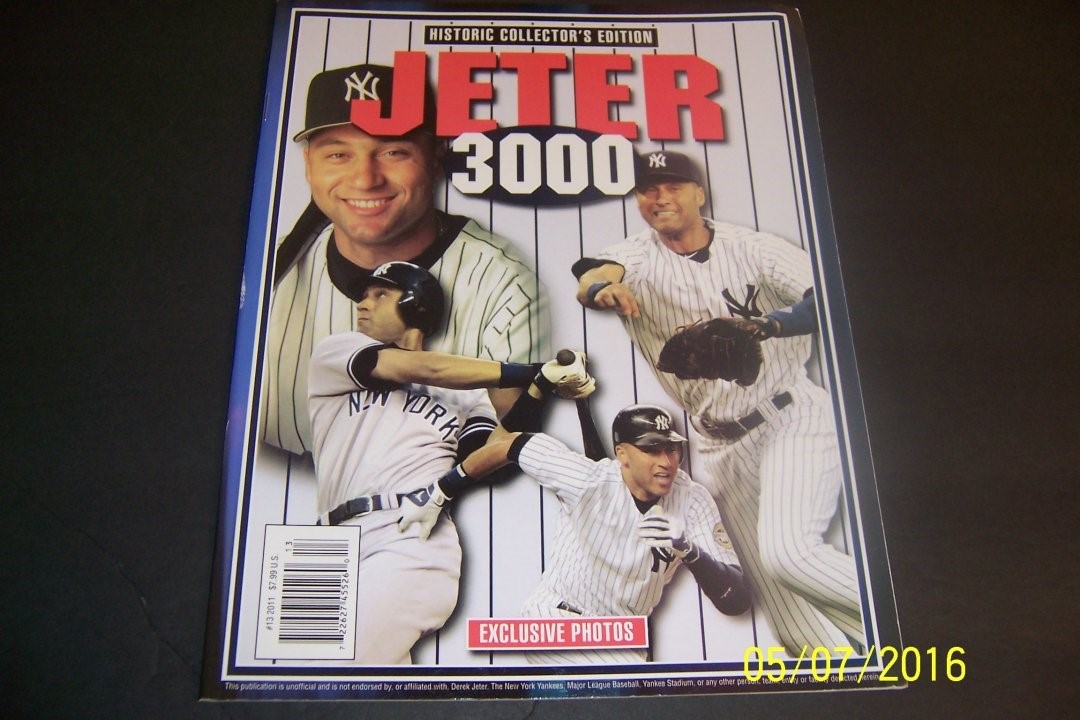 2011 Collectors Edition DEREK JETER No Label #3000 HITS News Stand 60+ Pages