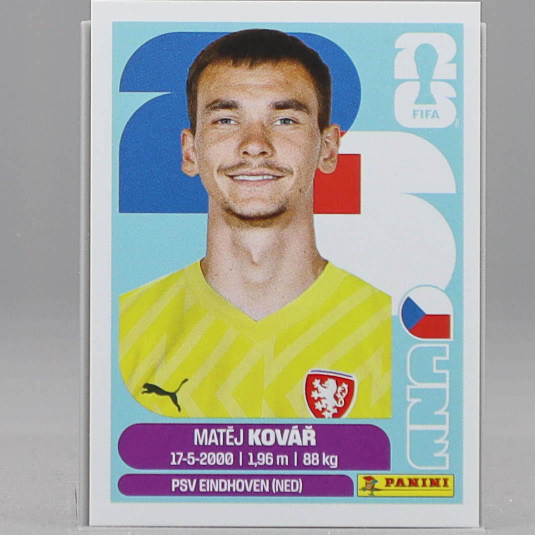 Czechia CZE 2026 Panini FIFA World Cup Stickers Base Foil Blue – You Pick