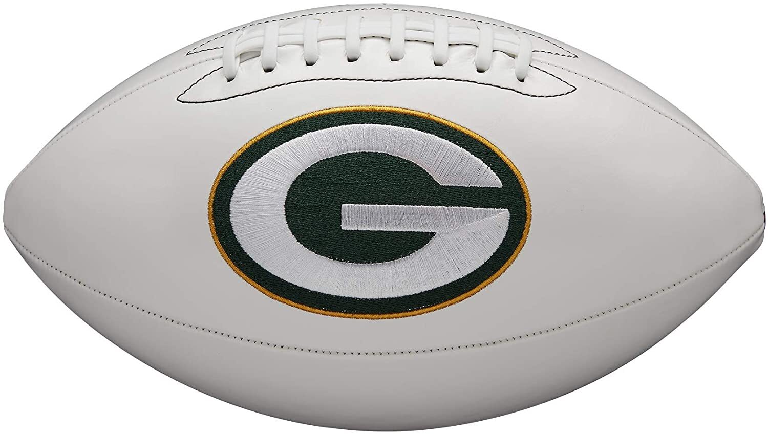 Green Bay Packers Full Size Official Autograph Signature Series White Football