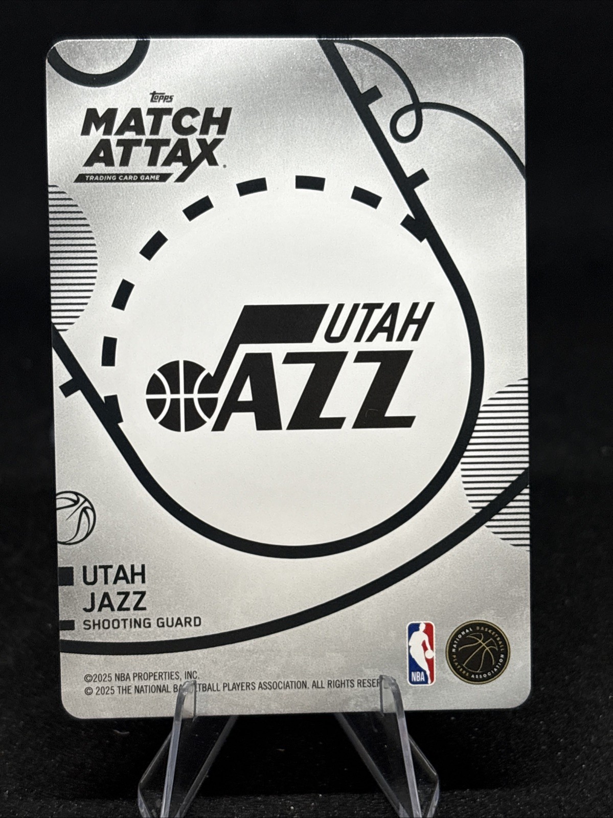 2025-26 Topps Match Attax – Ace Bailey – White Foil – Rookie Card RC #125 Jazz
