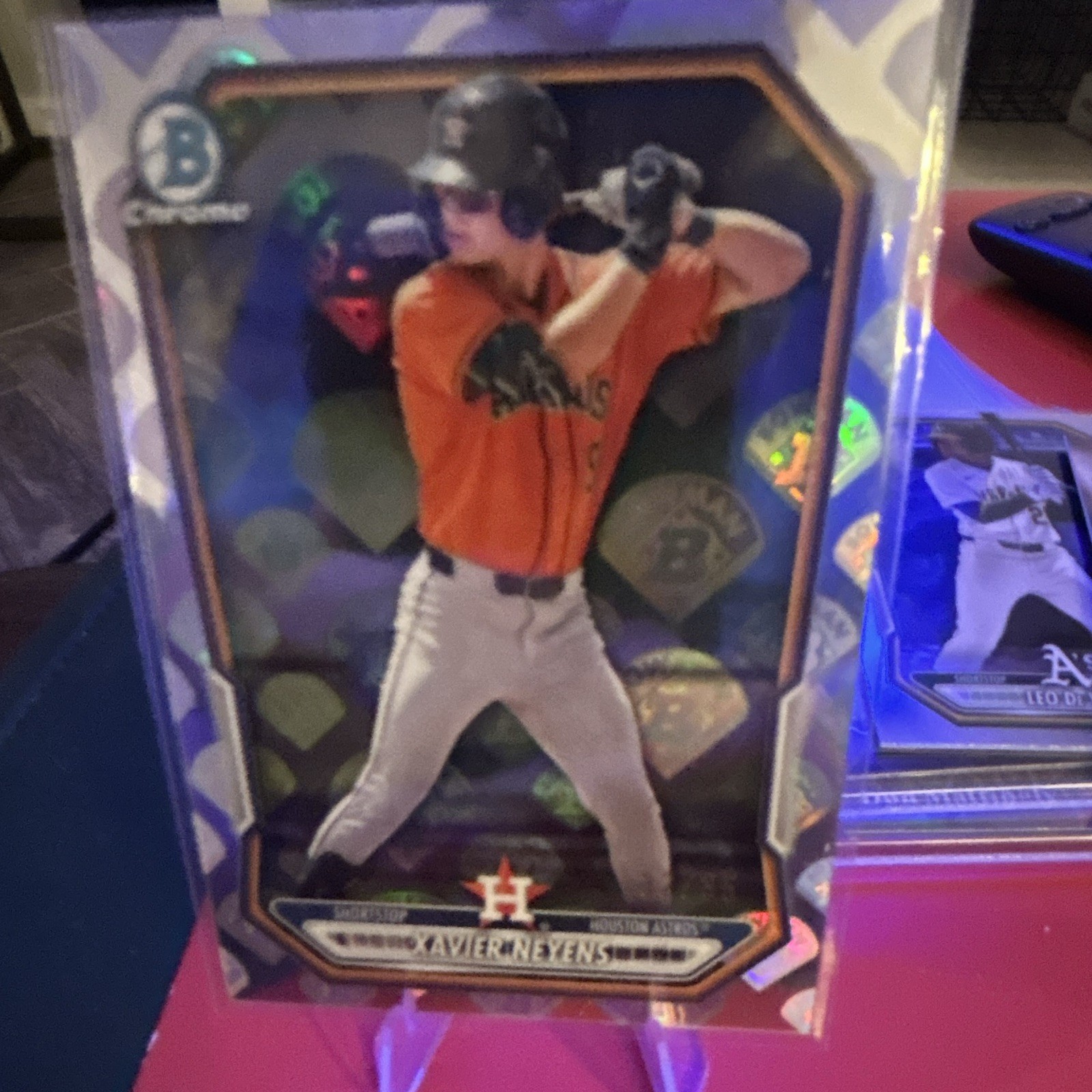 Xavier Neyens 2025 Bowman Draft Chrome Bowmanfractor #BDC-2 /35 Astros. 31/35