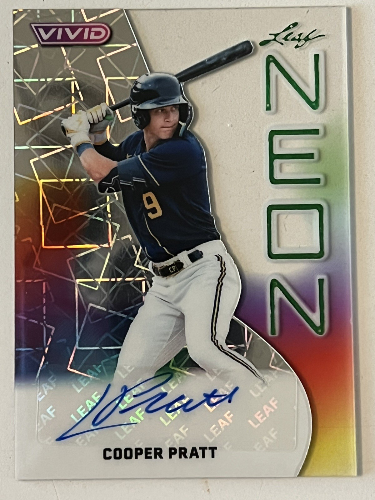 Cooper Pratt Rookie Auto 1/8 FIRST OFF THE LINE Milwaukee Brewers RARE $50M Man