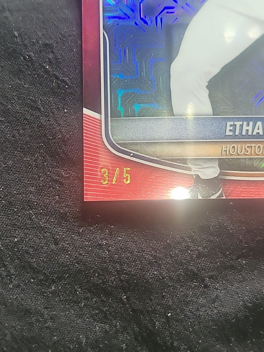 💥2025 Bowman Draft Chrome Ethan Frey RC #BDC-67 Red Geometric Refractor #3/5💢