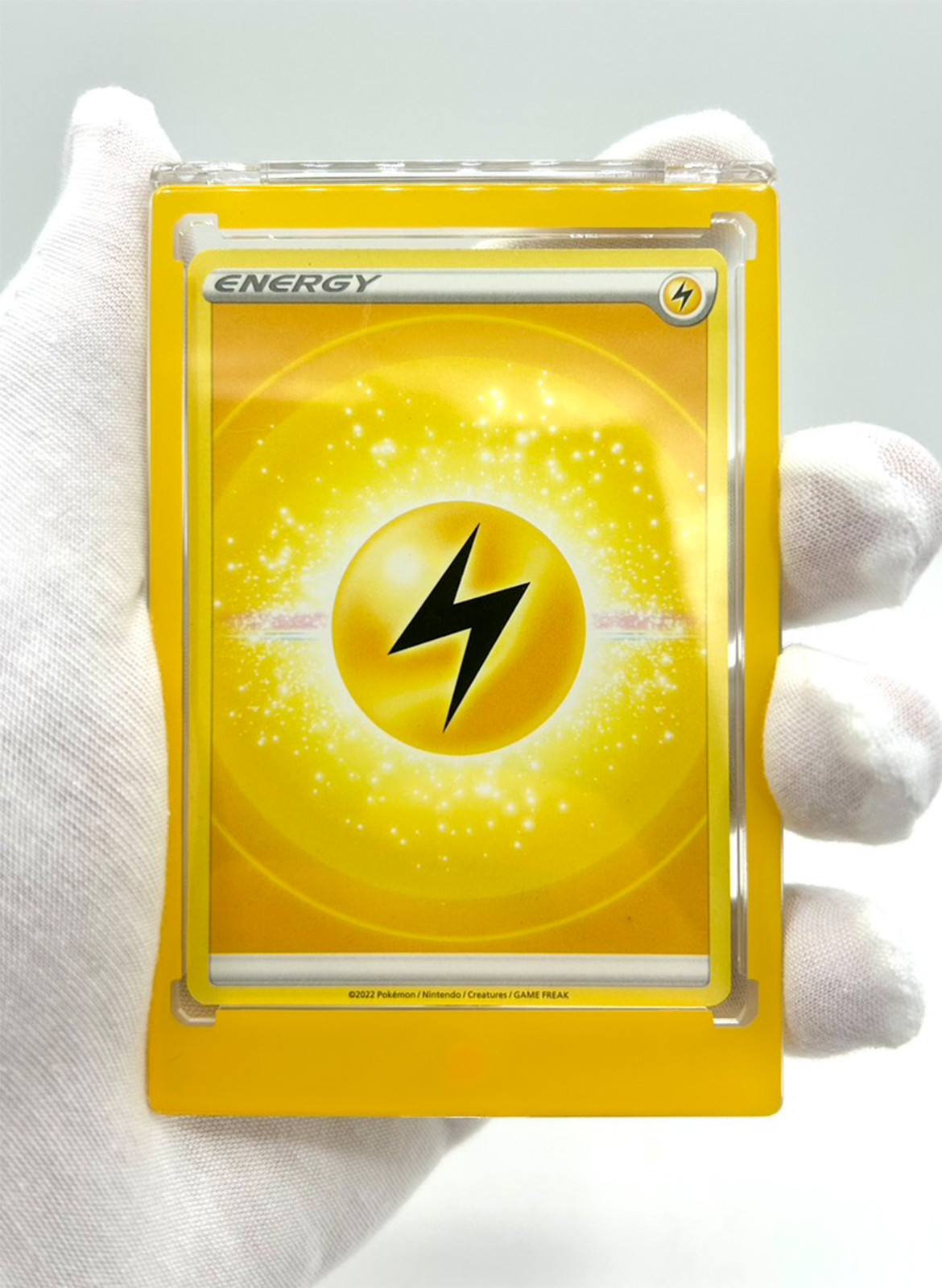 CF Magnetic Card Holder One Touch Case YELLOW BORDER – 35PT-360PT Sizes