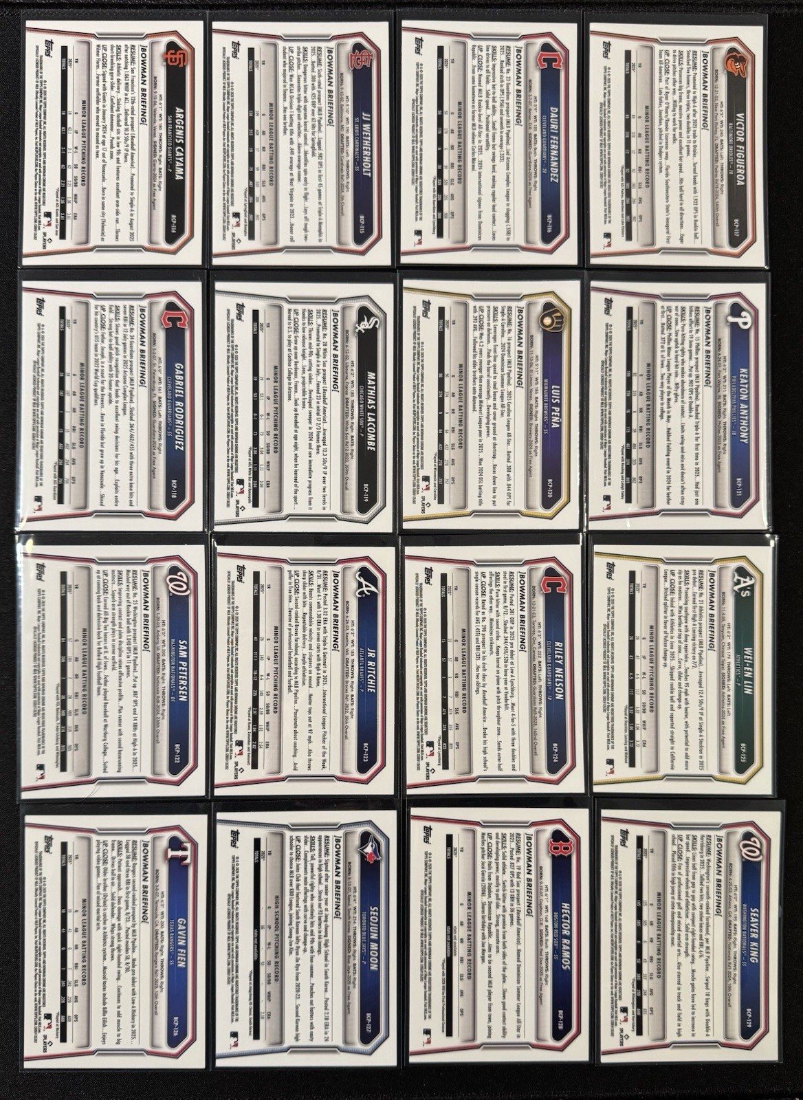 2026 Bowman Baseball – BCP 1 – BCP 150 Chrome Base (You Pick) Multi-Buy Discount