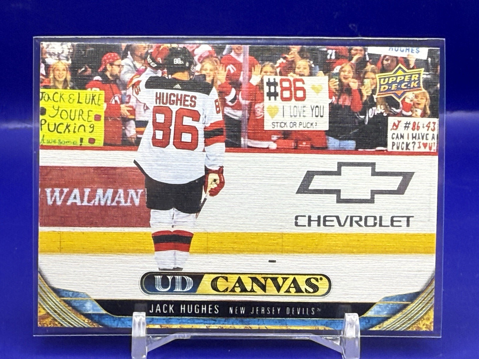 2024-25 Upper Deck Series 2 – UD Canvas Jack Hughes #C133