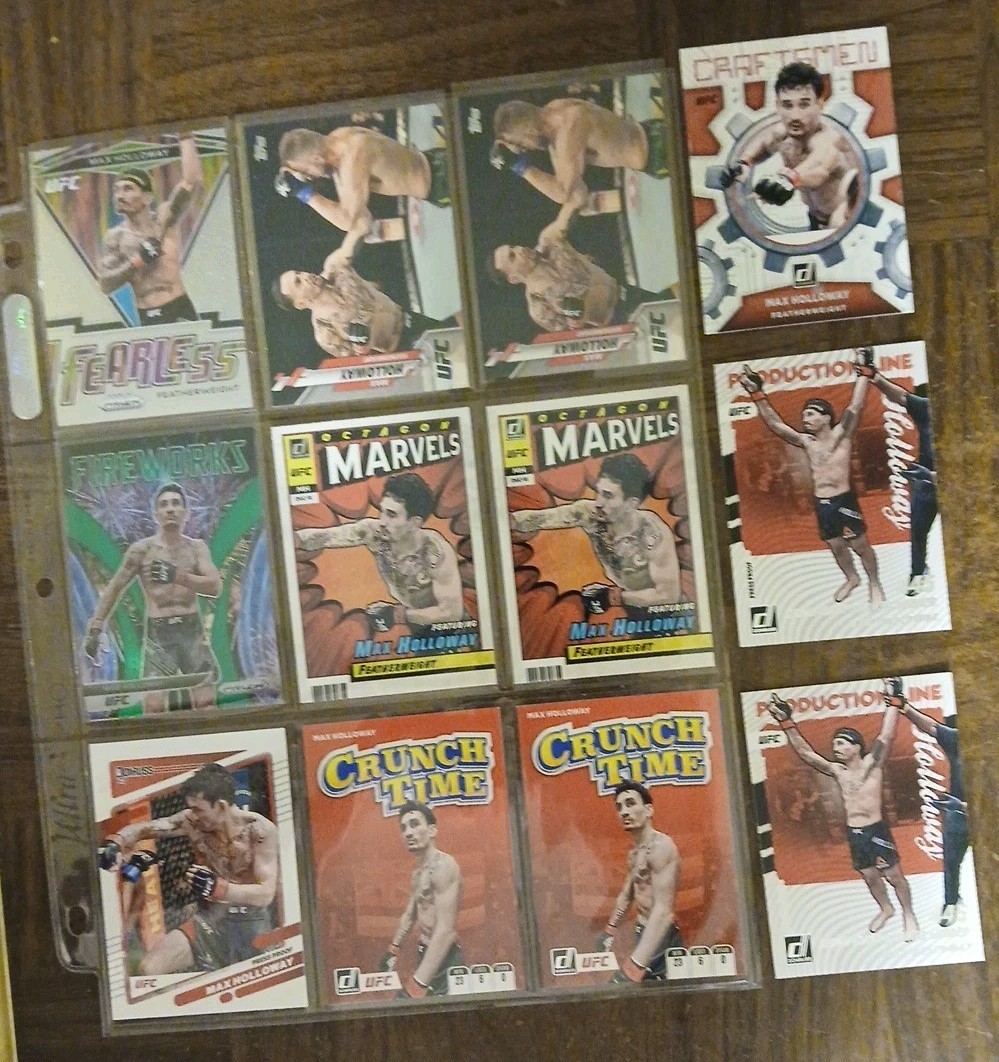 UFC 326 MAX HOLLOWAY 12 Card Lot