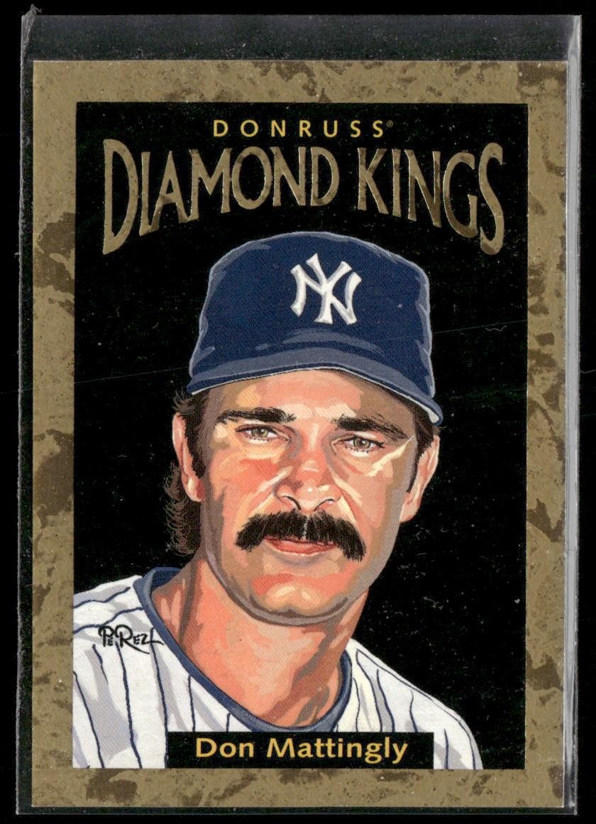 1996 Donruss #DK-16 Don Mattingly Diamond Kings #/10000