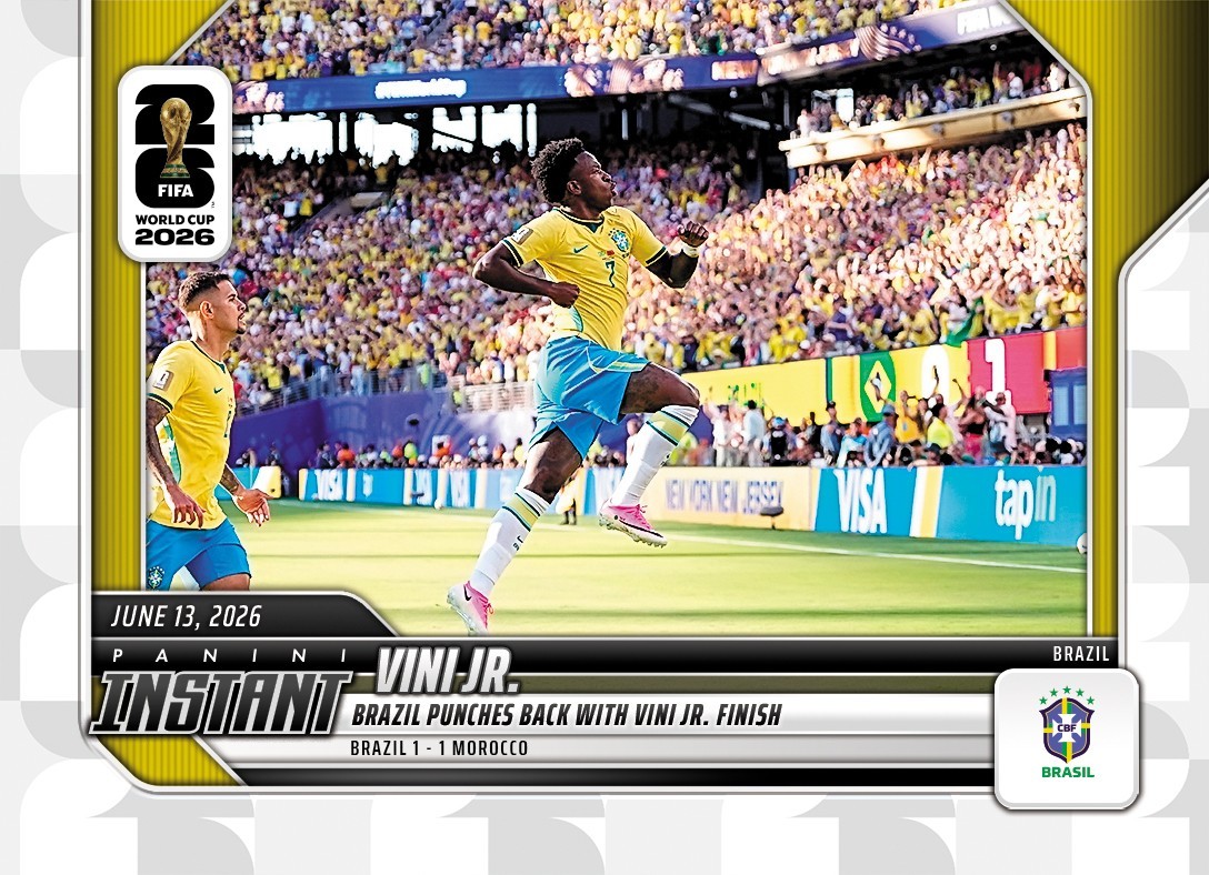 2026 Panini Instant FIFA World Cup #13 Vini Jr. Brazil PRESALE