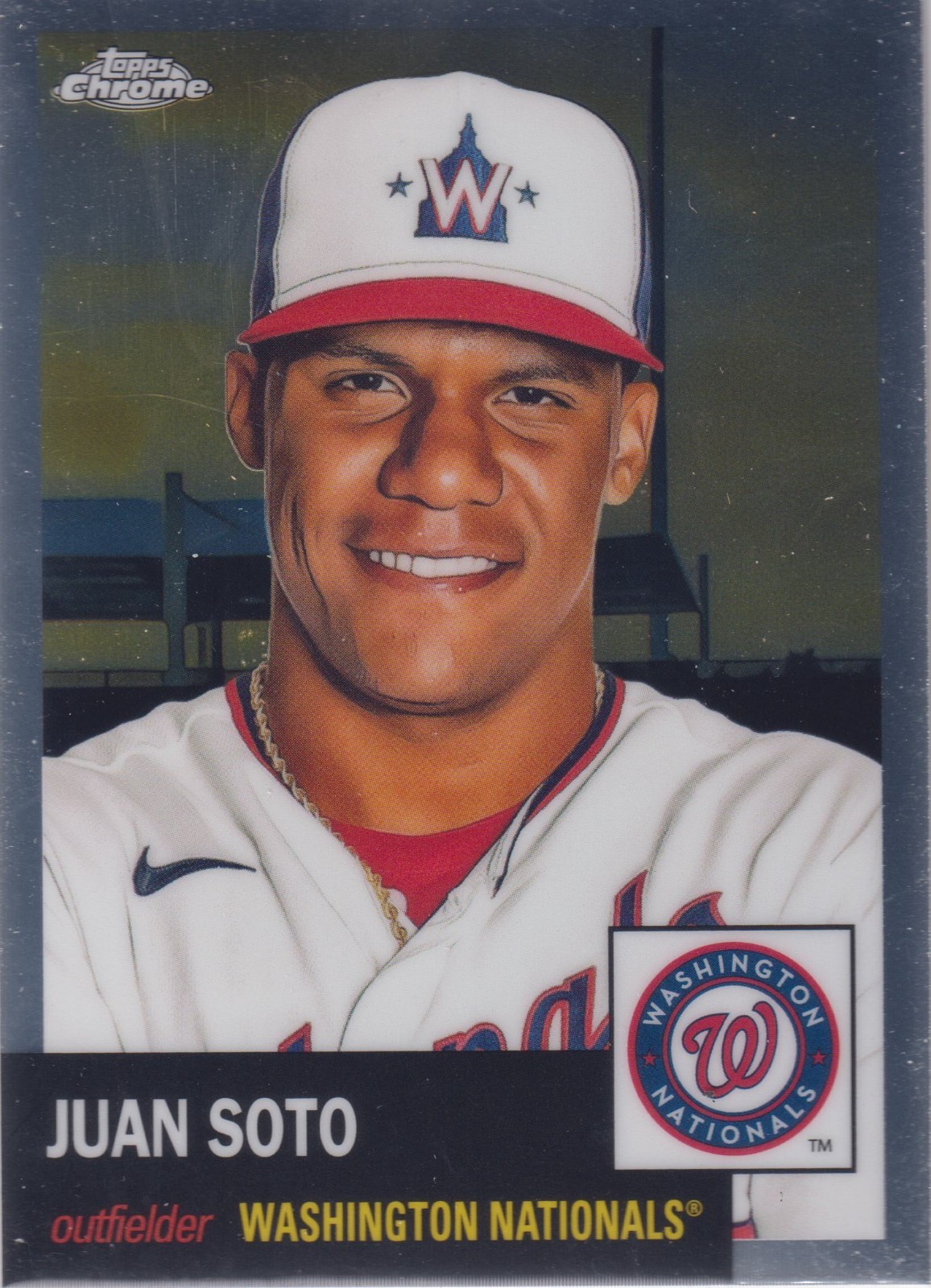 2022 Topps Chrome Platinum Anniversary Juan Soto #300 Washington Nationals
