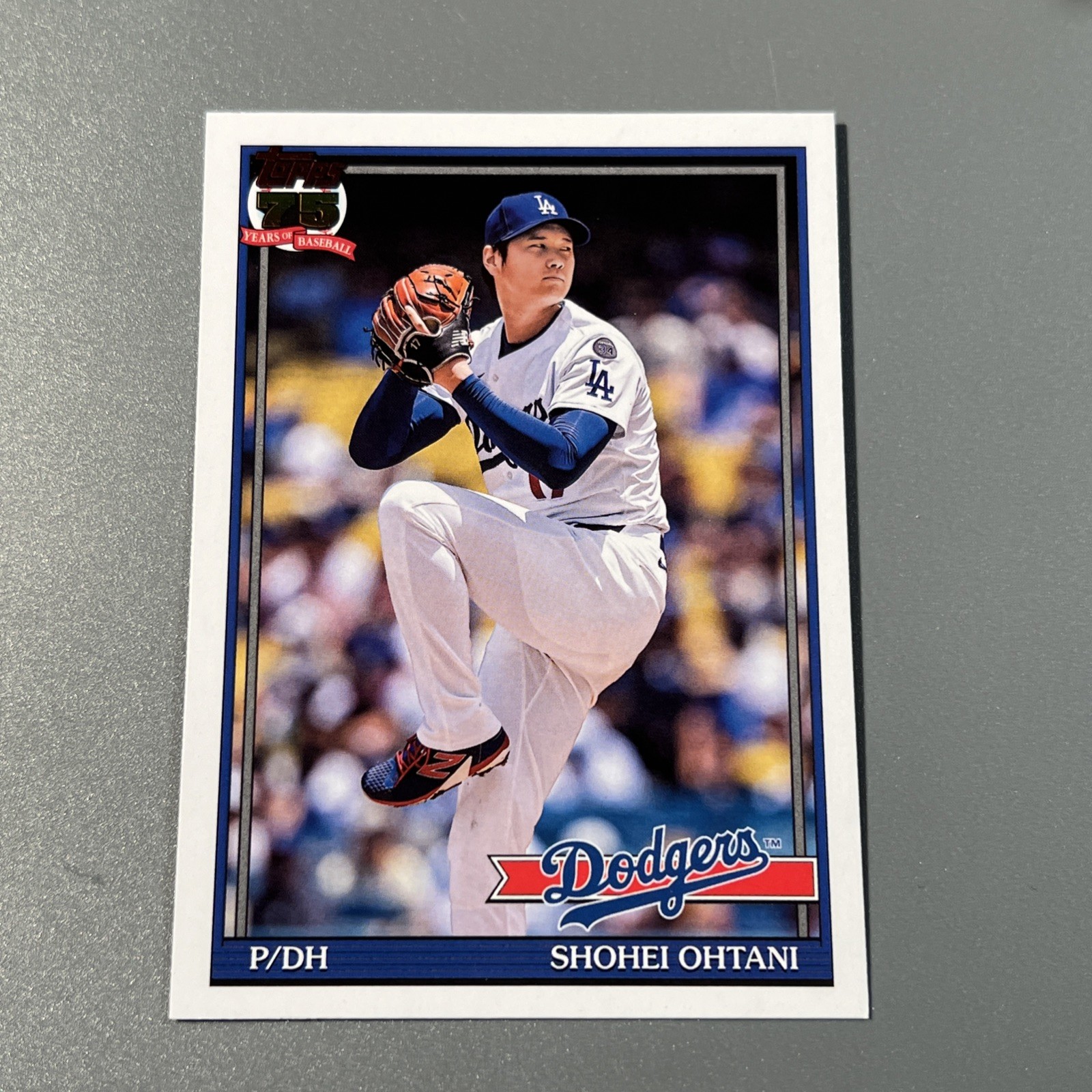 2026 Topps Series 1 #T91-100 – Shohei Ohtani – Retro Los Angeles Dodgers