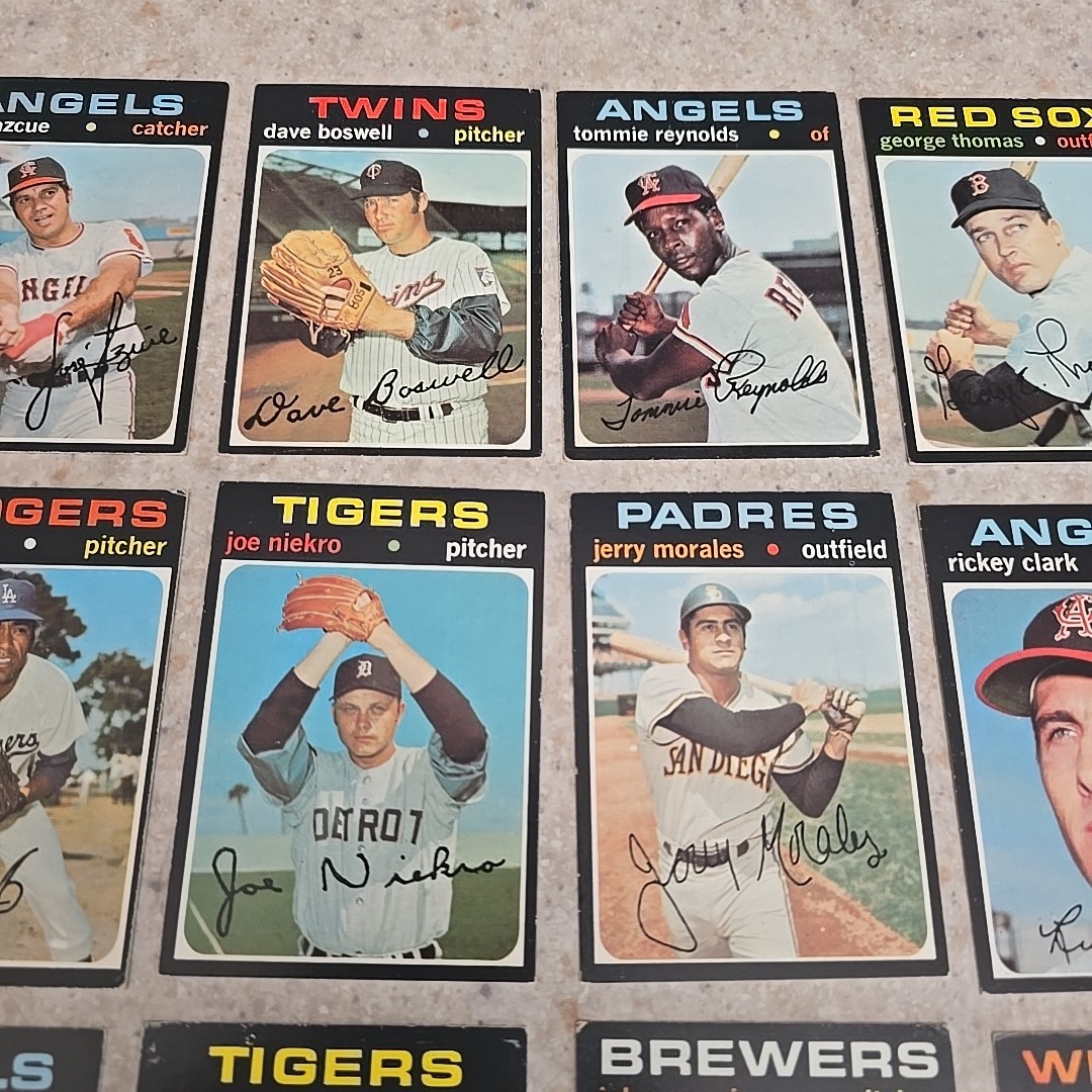 1971 Topps Baseball Your Choice 376-752