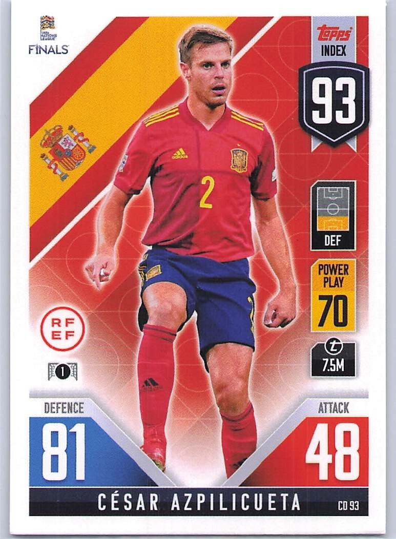 2022-23 Topps Match Attax 101 Road to UEFA Finals #CD93 César Azpilicueta