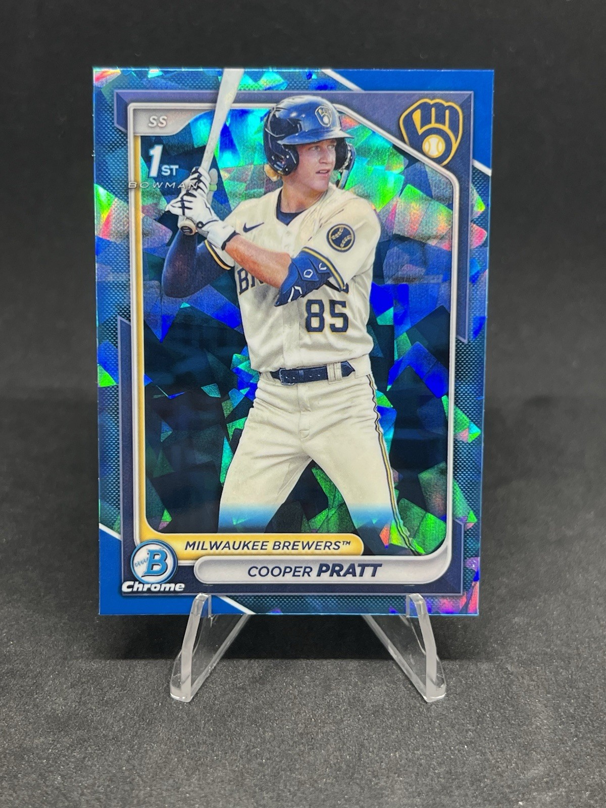 Cooper Pratt 2024 Bowman Sapphire Edition #BCP-137 (RC) Chrome Prospects