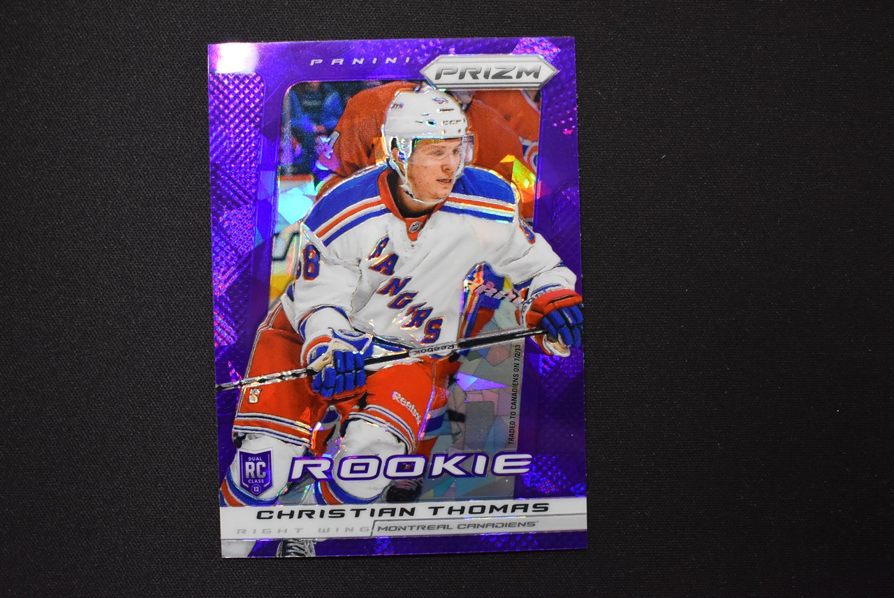 Christian Thomas 2013-14 Panini Prizm Purple Cracked Ice Prizm #265 Rookie