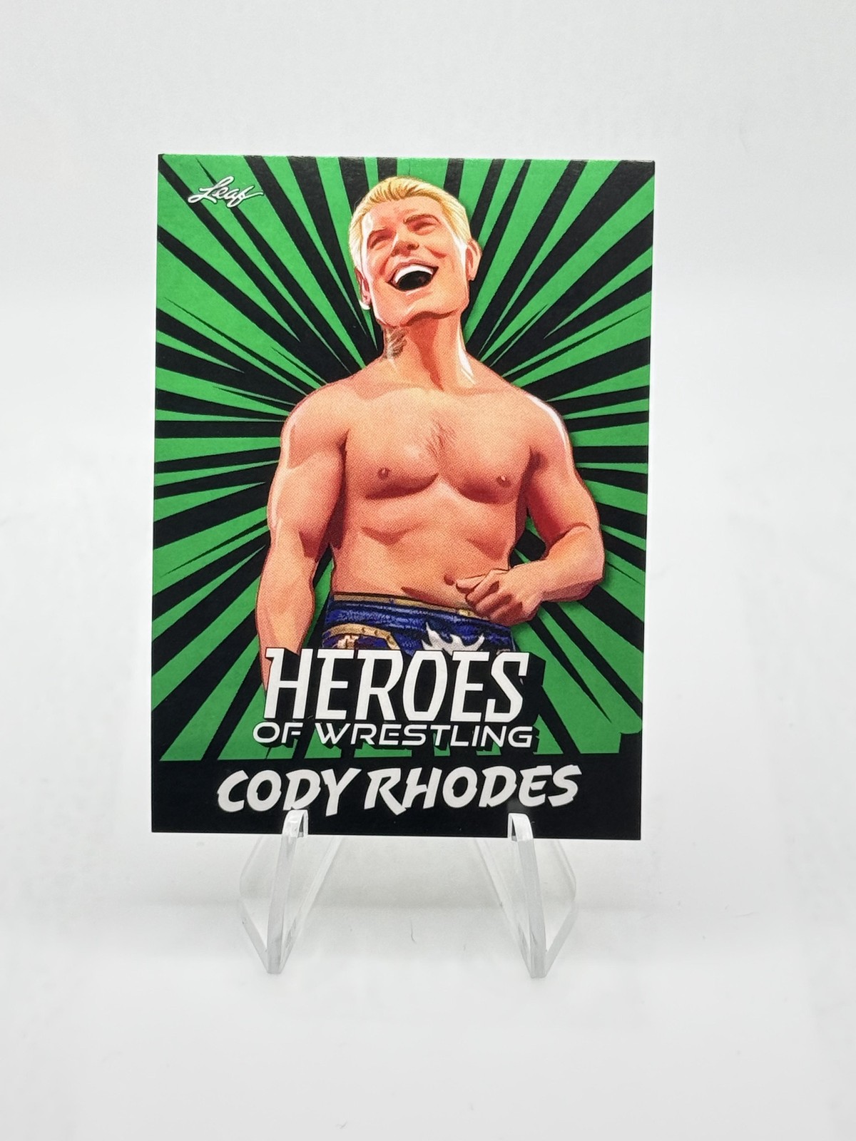 2023 Leaf Heroes of Wrestling Cody Rhodes WWE The American Nightmare #B-3 Green