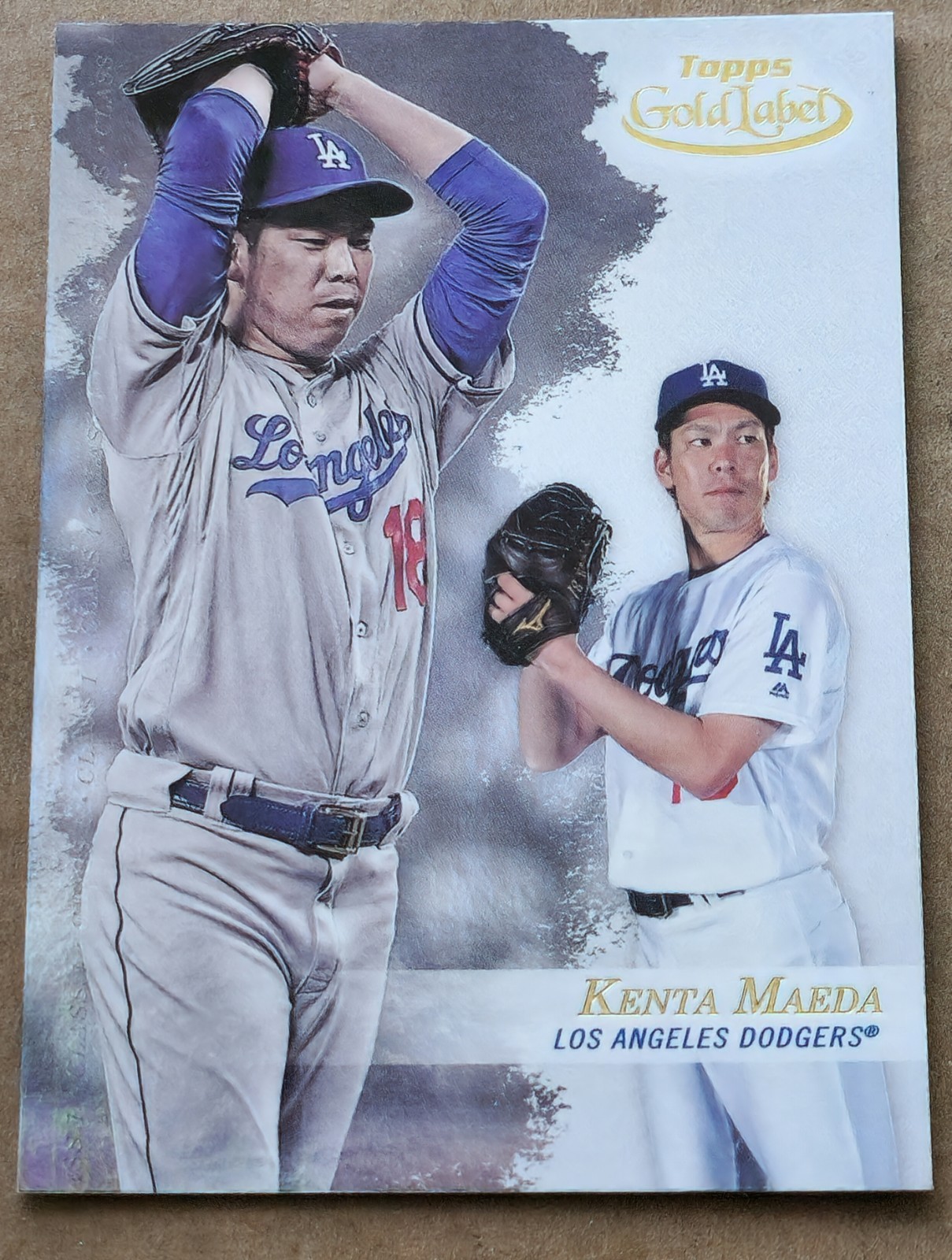 2017 Topps Gold Label #83 Kenta Maeda Los Angeles Dodgers