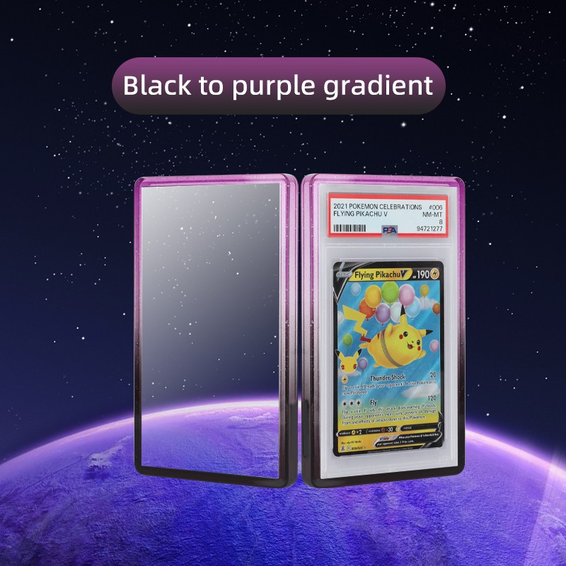 PSA/CGC Gradient Glitter TPU Bumper Graded Card Slab Guard Protector – 11 Colors