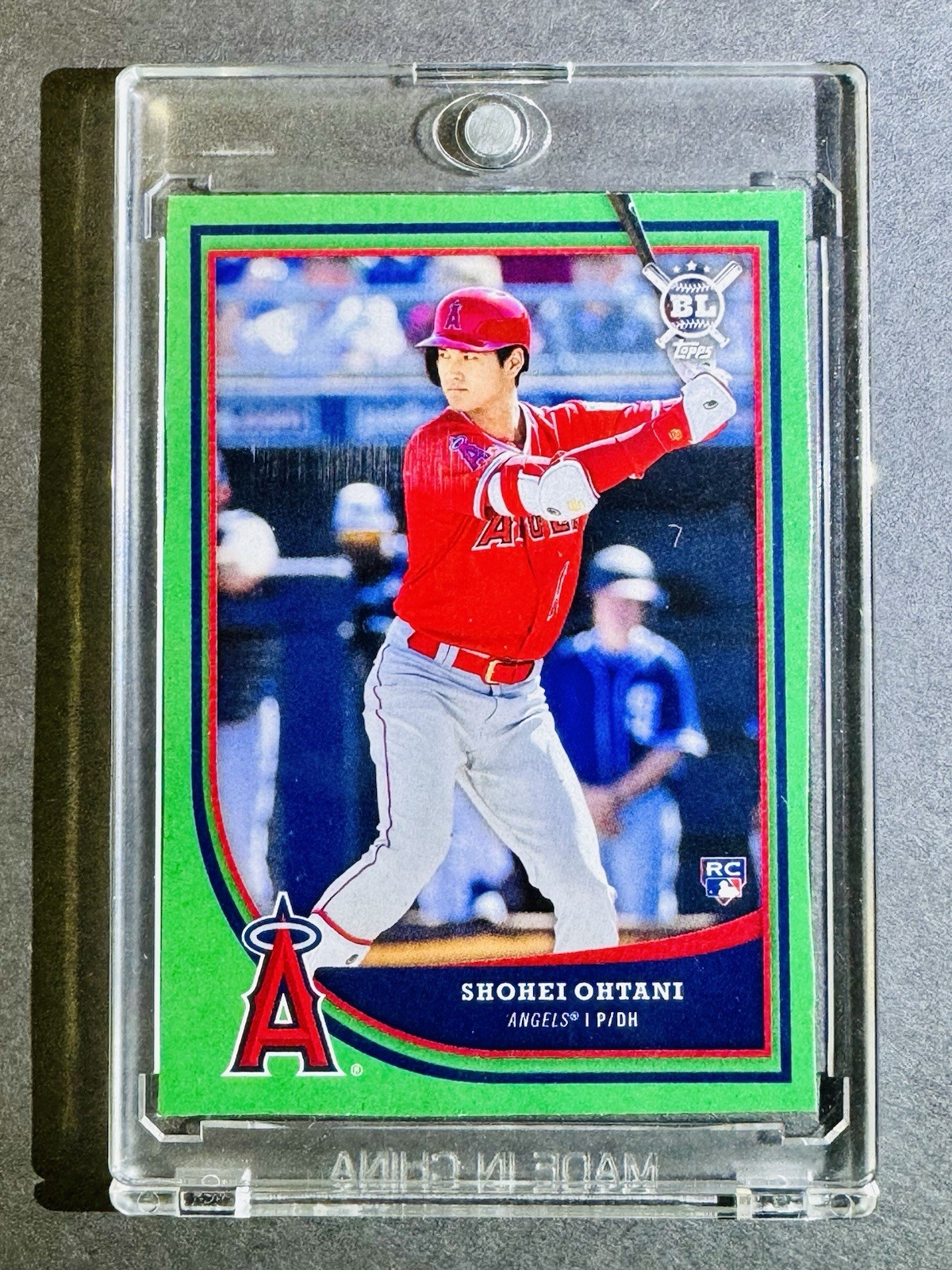 Shohei Ohtani Rookie Card GREEN Cut-Out 2018 Topps Big League #B3 Dodgers MVP 📈