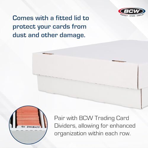 BCW Monster Box – 1ct Trading Card Storage Box | Holds 3200 Assorted Styles