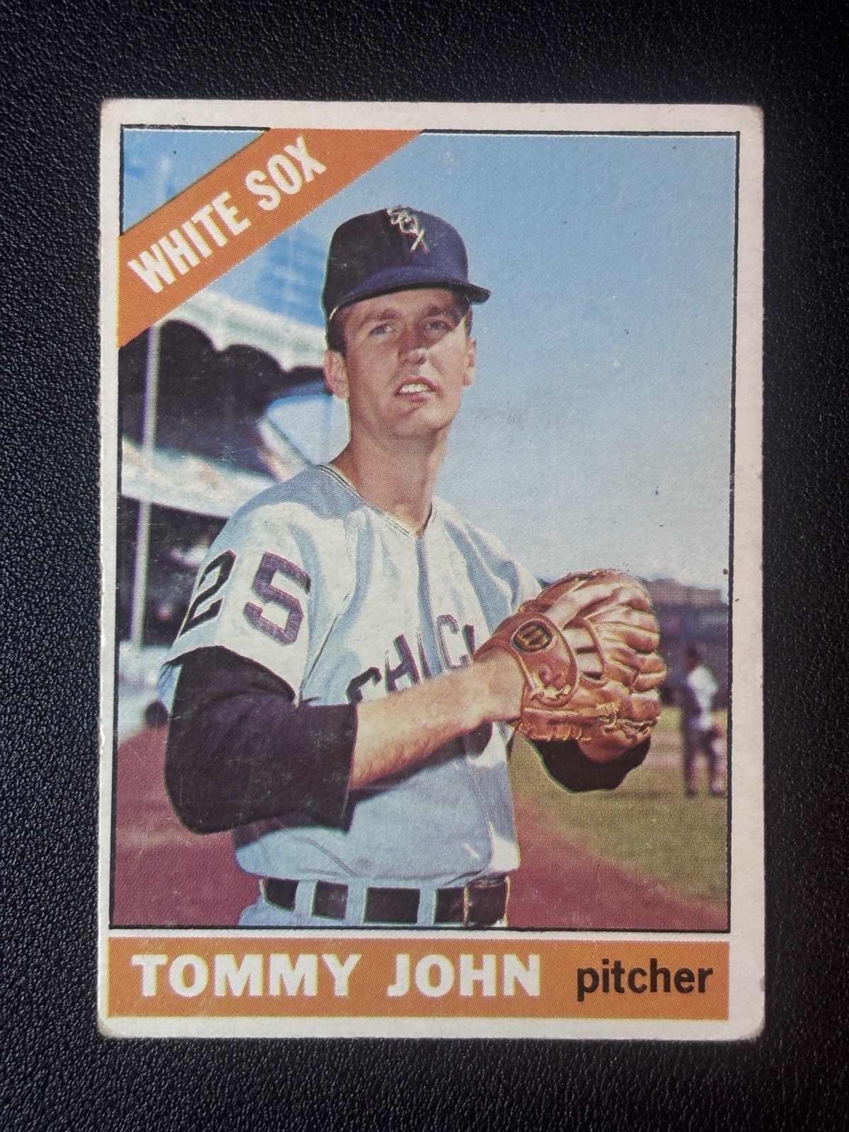 1966 Topps Tommy John #486 – Chicago White Sox VG Writing on Back