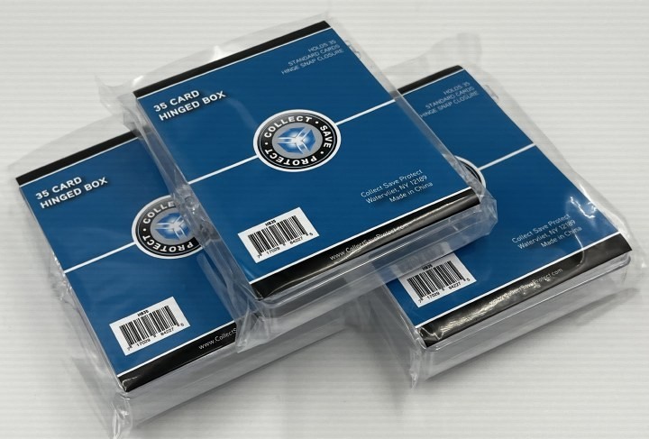 10 Pack Collect Save Protect 35CT Plastic Hinged Box