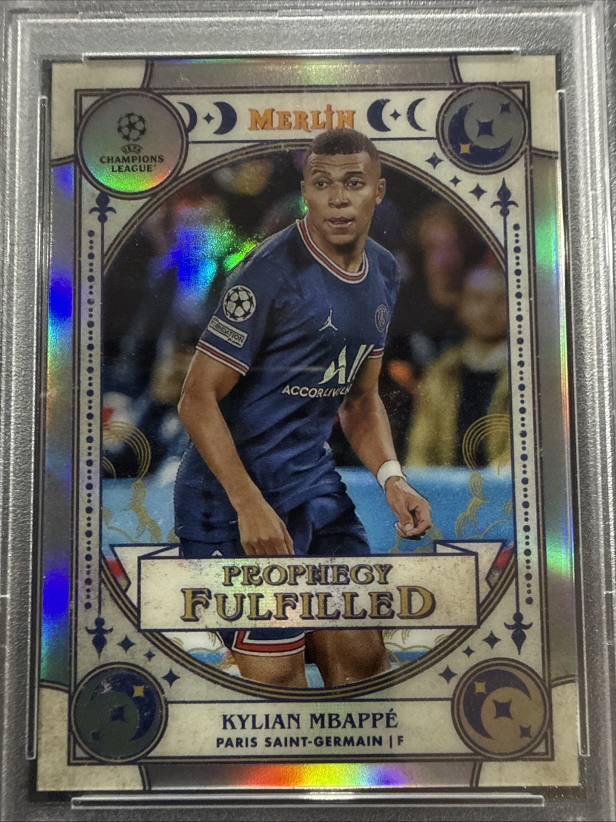 2021-22 Topps Merlin KYLIAN MBAPPE Prophecy Fulfilled PSA 10 Gem Mint 🇫🇷⚽️🔥