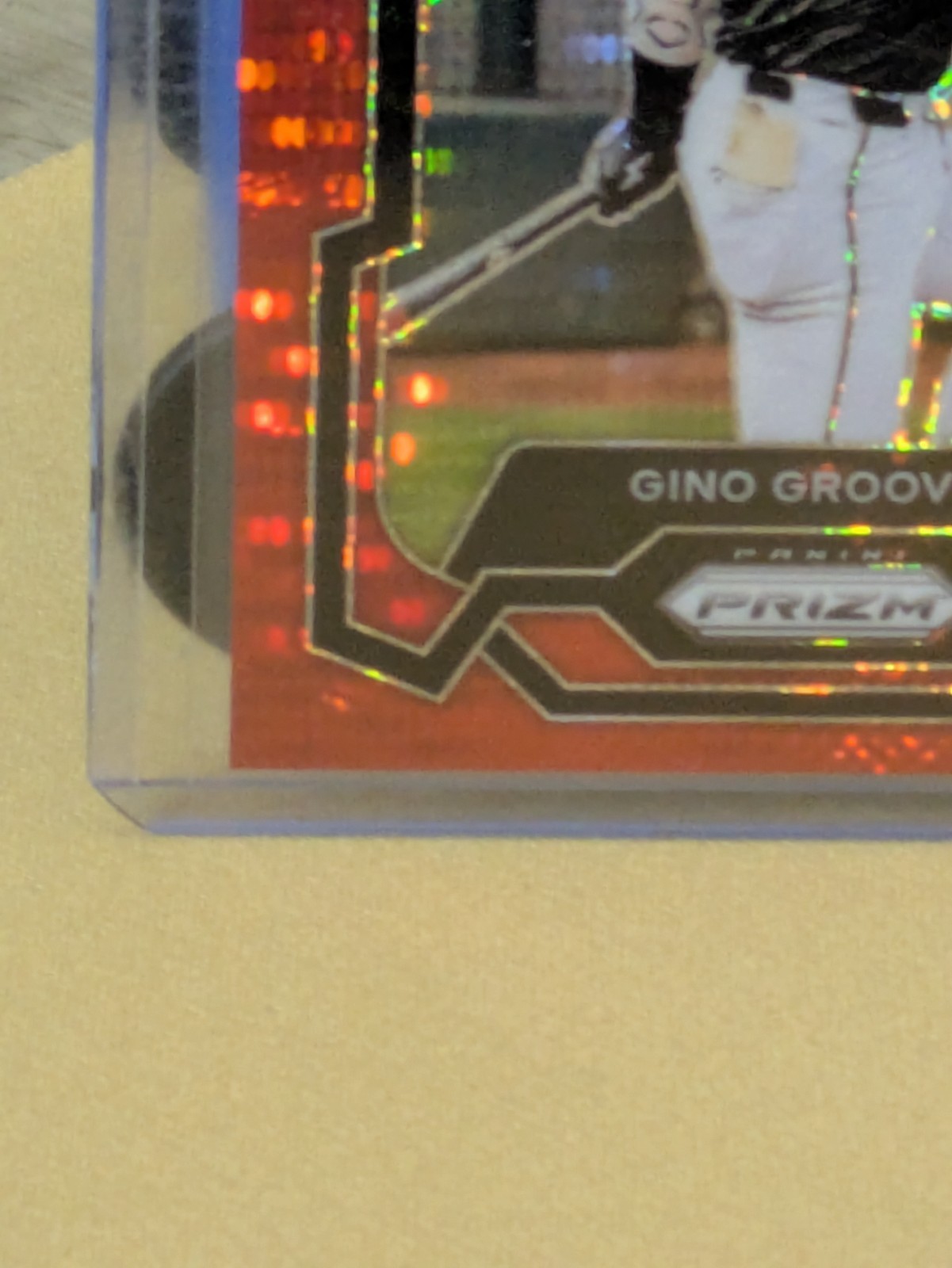 2024 Prizm Baseball Red Pulsar Refractor LuJames (Gino) Groover /399 RC