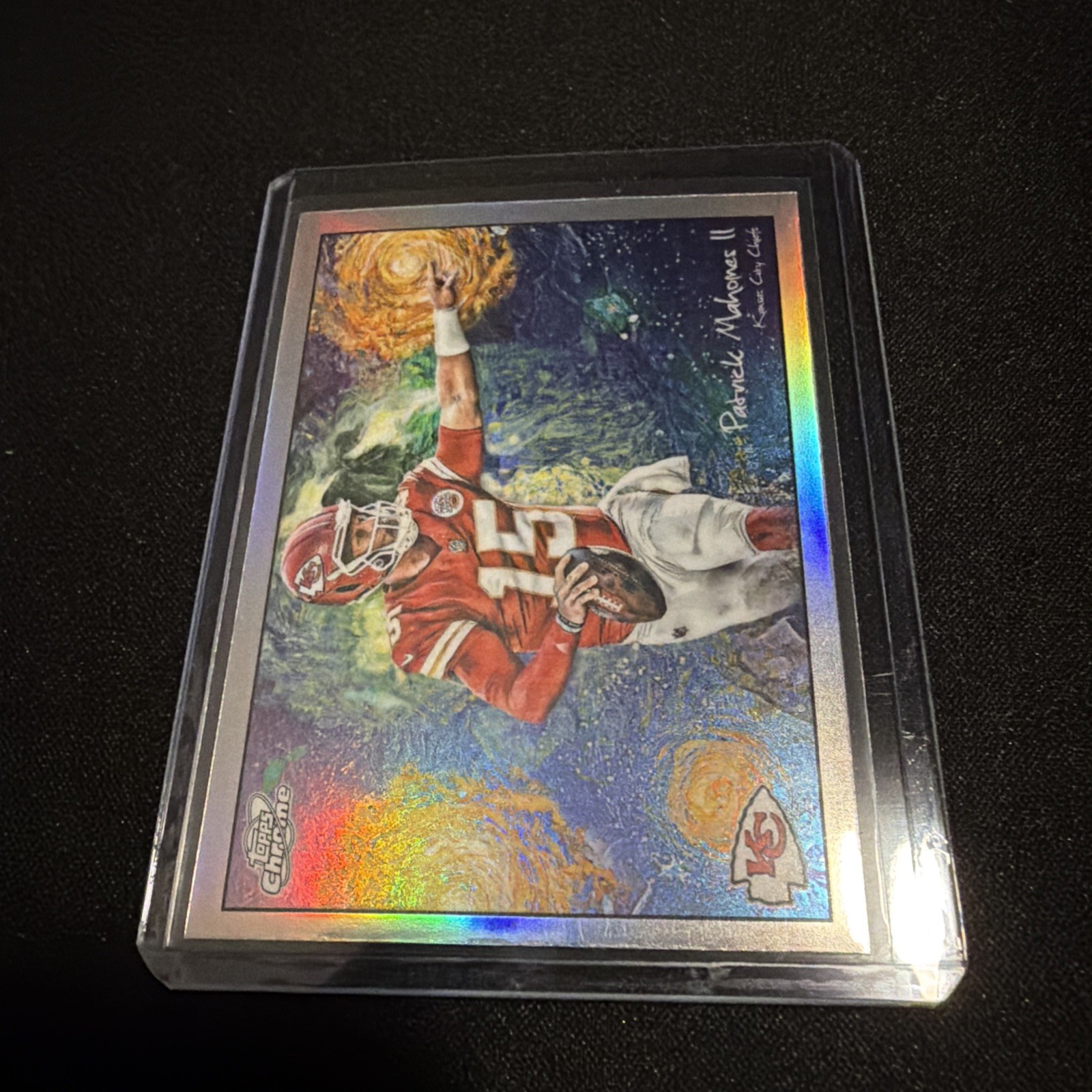 2025 Topps Cosmic Chrome Patrick Mahomes II Stars In The Night SP