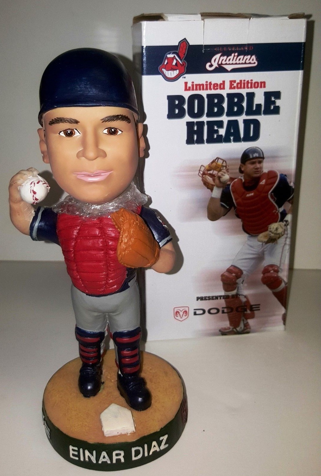 Vintage Einar Diaz #22 Bobblehead 6/12/02 Cleveland Indians SGA MLB w/Box*** MLB