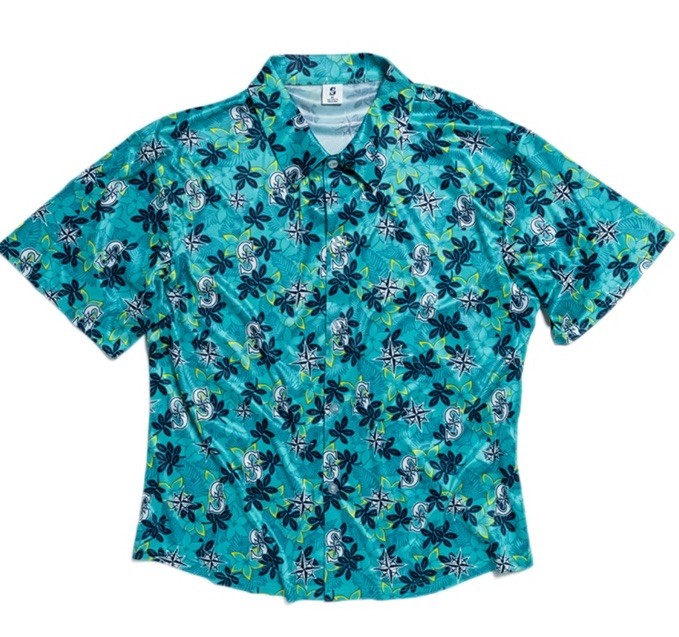 2025 Aloha Shirt Seattle Mariners MLB SGA 8/2/25 SIZE XL ADULT- IN HAND