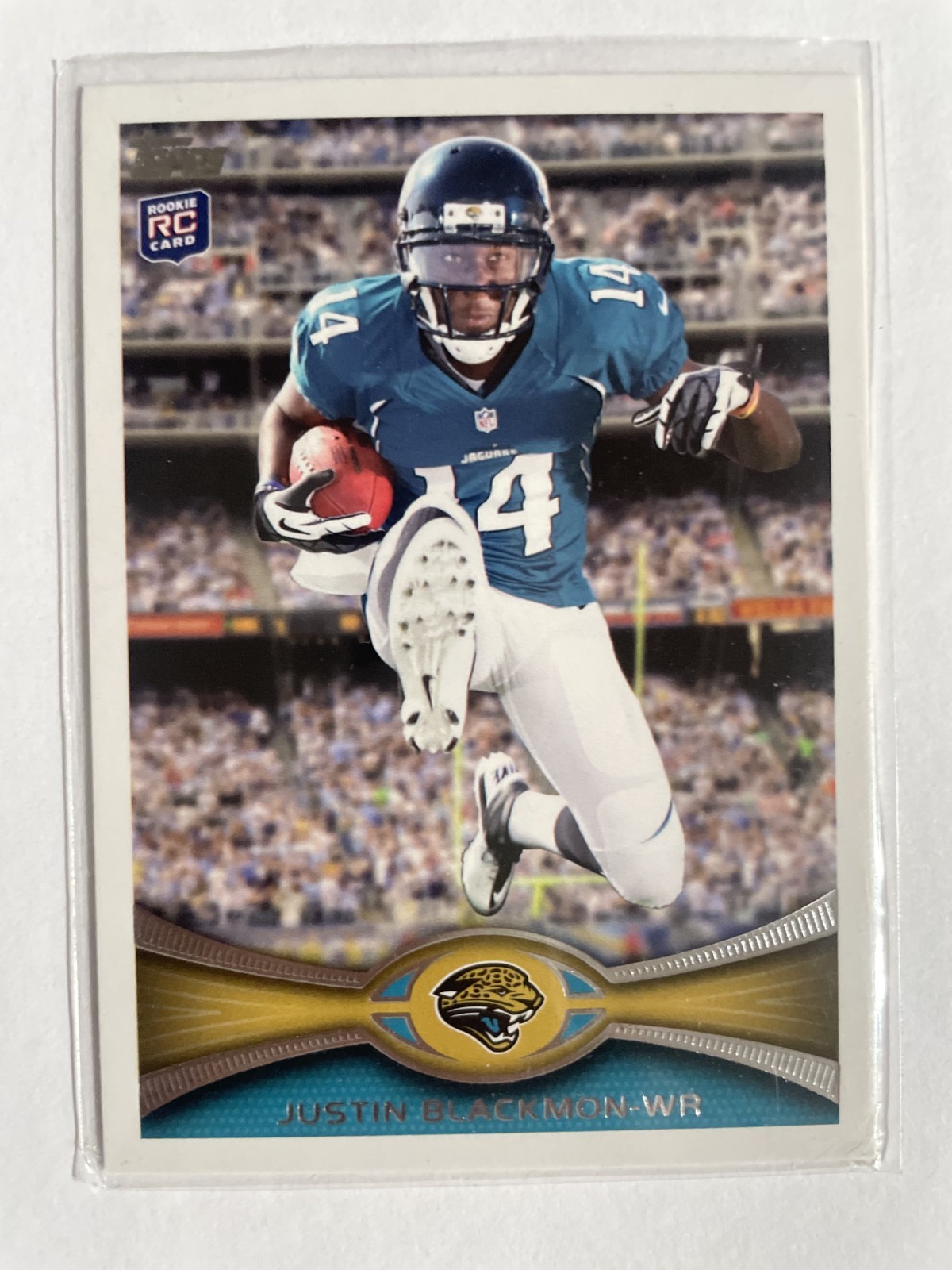 2012 Topps – Image Variation Justin Blackmon #240 Close-Up (RC)
