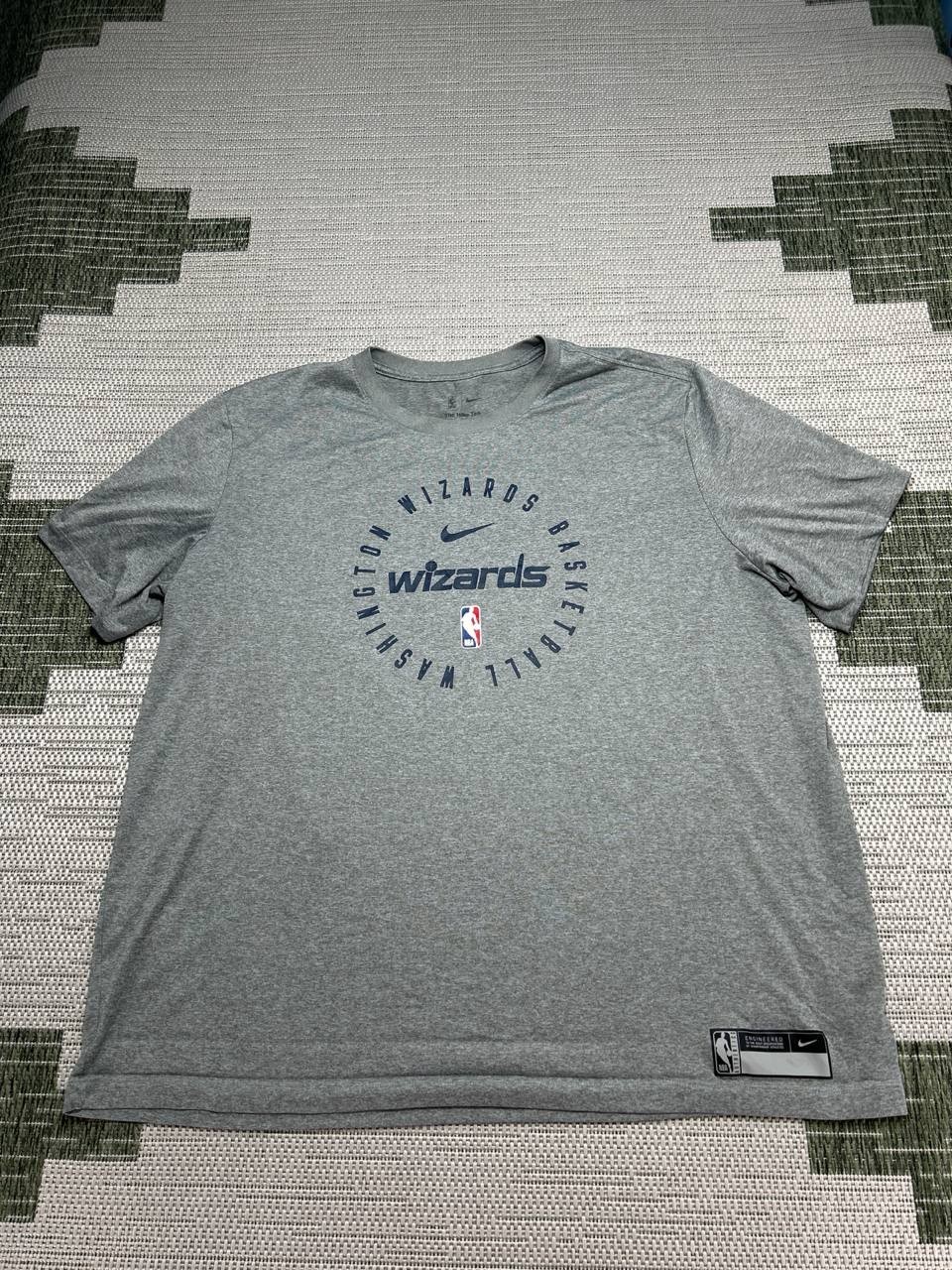 Washington Wizards Shirt Mens Xl Nike Gray Basketball Nba Pullover
