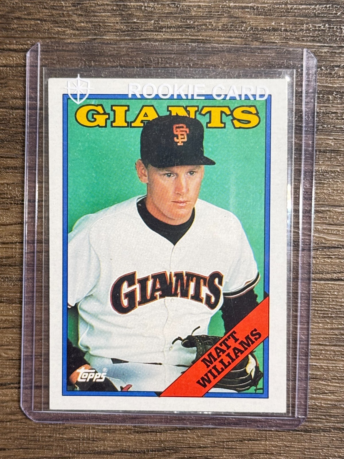 1988 Topps MATT WILLIAMS ROOKIE CARD #372 (RC) Giants
