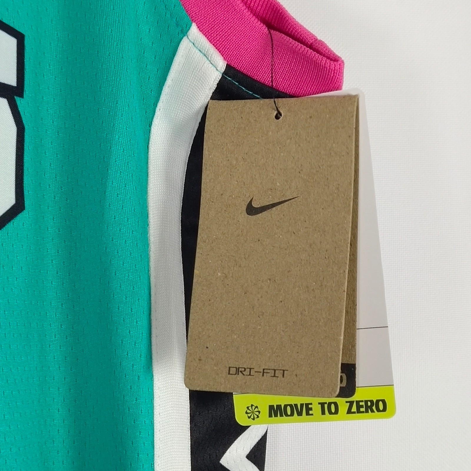 Stephen Castle #5 Embroidered Letter Jersey (Green)