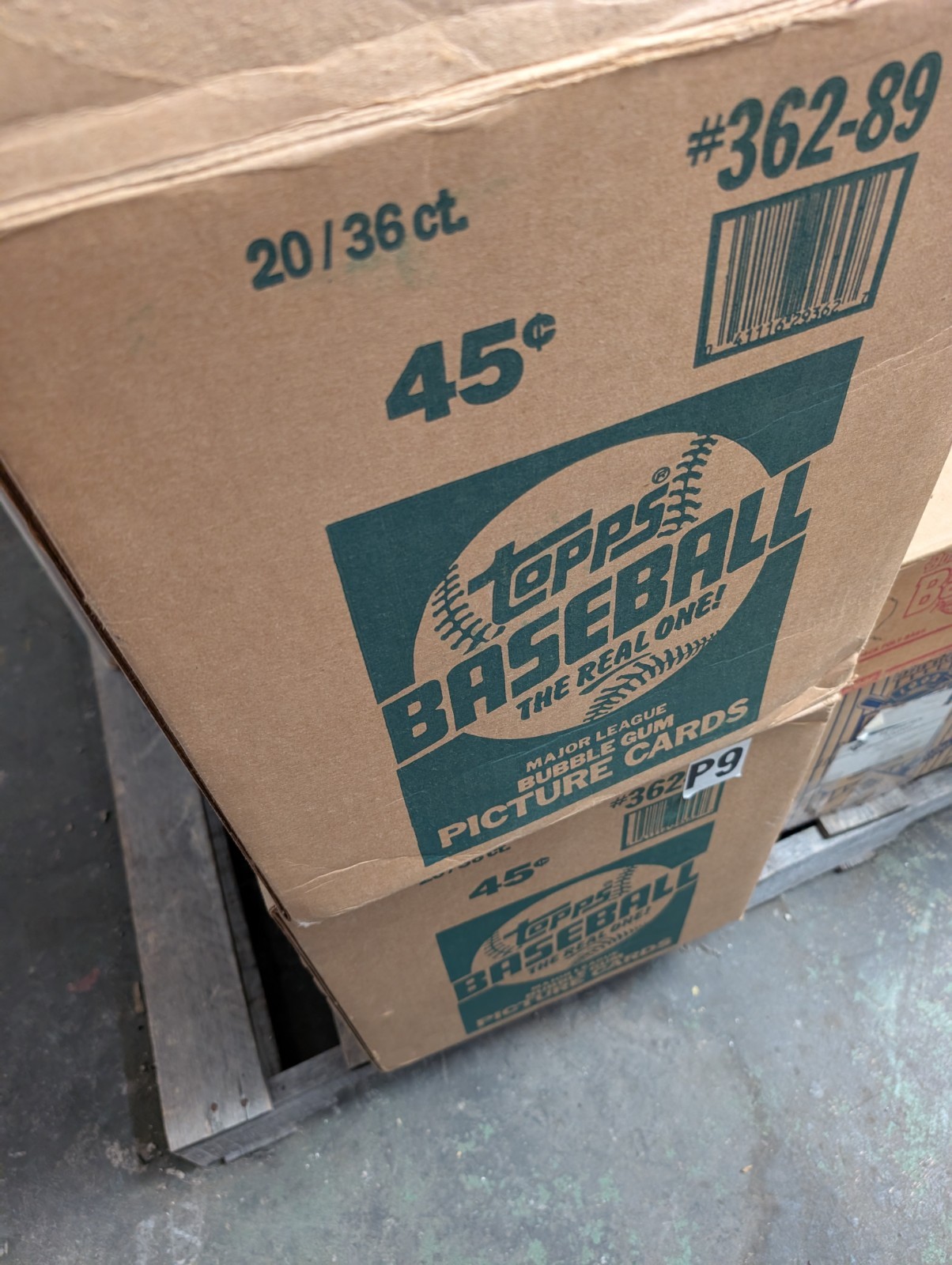 One Box Lot 1989 Topps Baseball The Real Ones Box Sealed 36 Packs Case Fresh