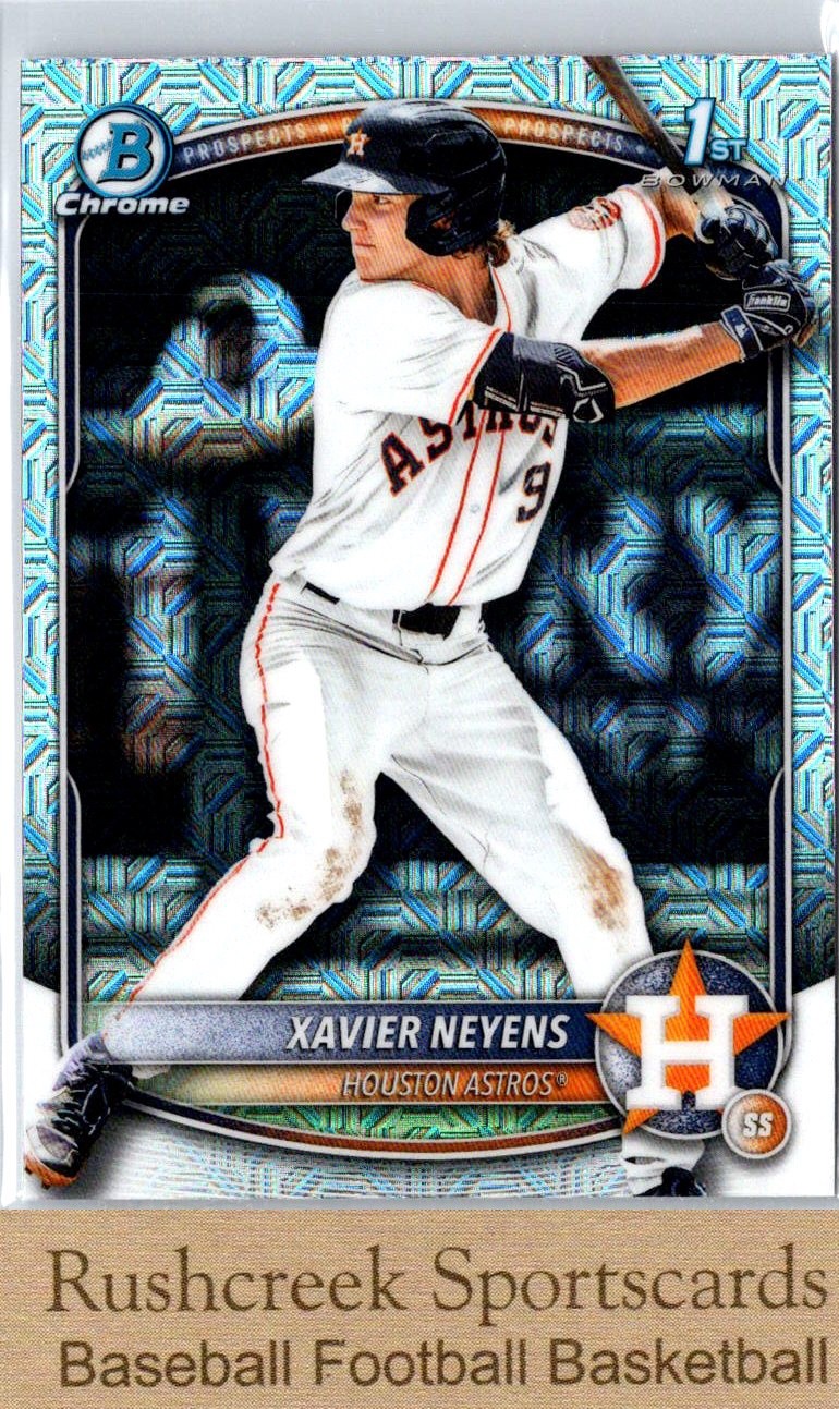 2025 Bowman Draft #BDC-2 Xavier Neyens 1st Bowman Chrome Mojo
