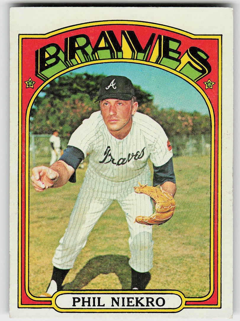 1972 Topps #620 Phil Niekro BASEBALL Atlanta Braves