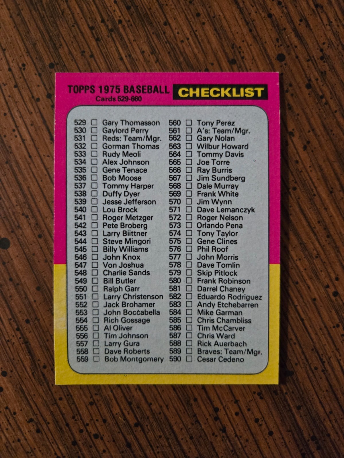 1975 TOPPS BASEBALL YOU PICK #603 – #659 ****FREESHIPPING****