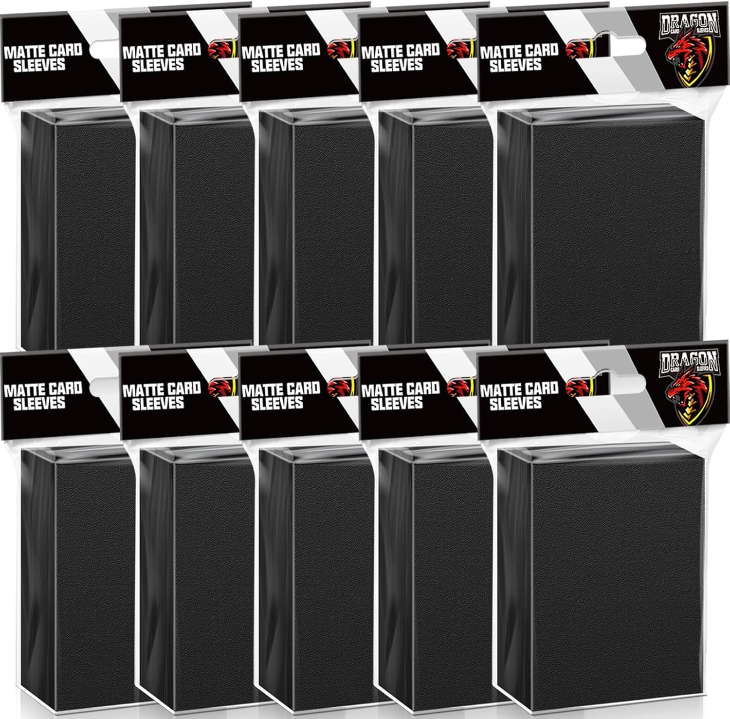 Ultimate 1000 Pcs Matte Card Sleeves for Sports Cards & Trading Card Collectors