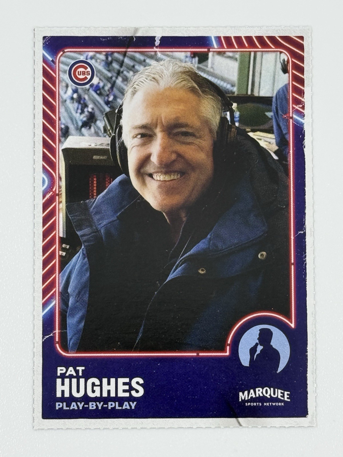 Pat Hughes 2023 Chicago Cubs Marquee Sports Baseball Card RC Broadcaster HOF